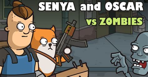 senya and oscar vs zombies|crazy games senya and oscar zombie.